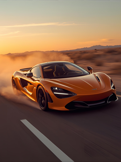 Orange McLaren 720S