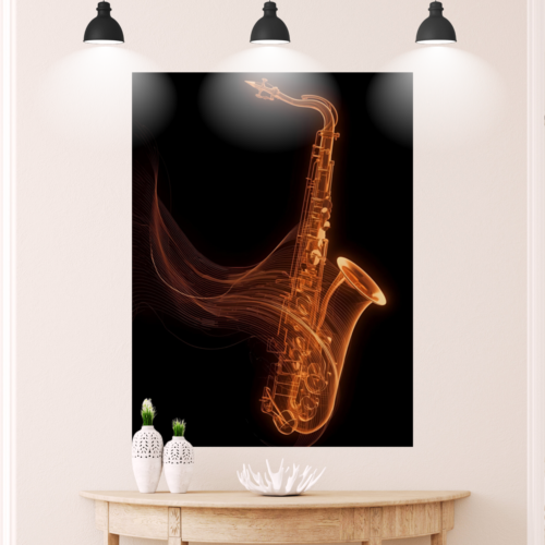 20 2 Glowing Saxophone