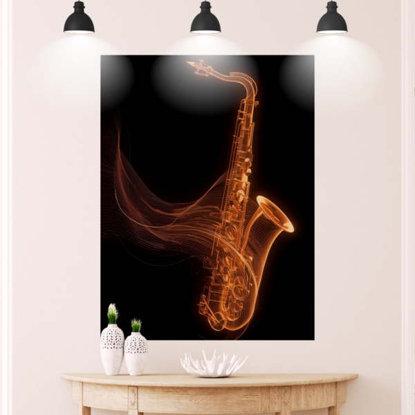 Glowing Saxophone