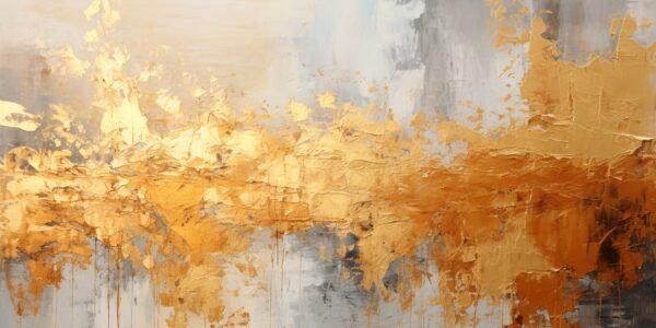 Gold Abstract Painting