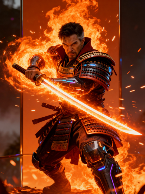 2V Samurai Doctor Strange