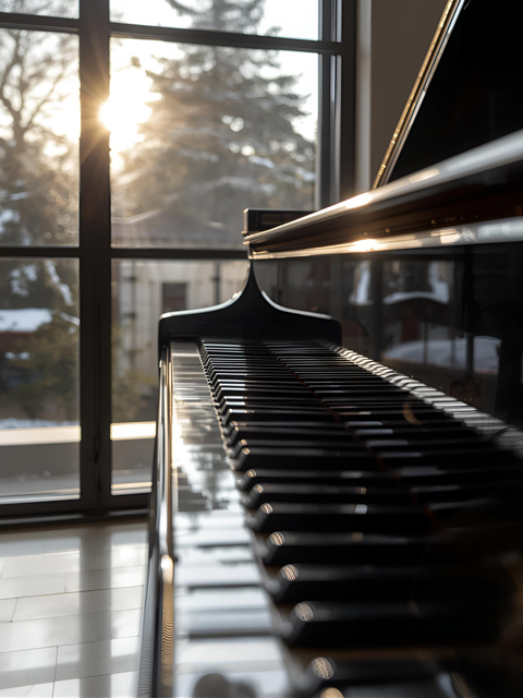 67V Black Grand Piano