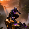 Black Panther Crouching